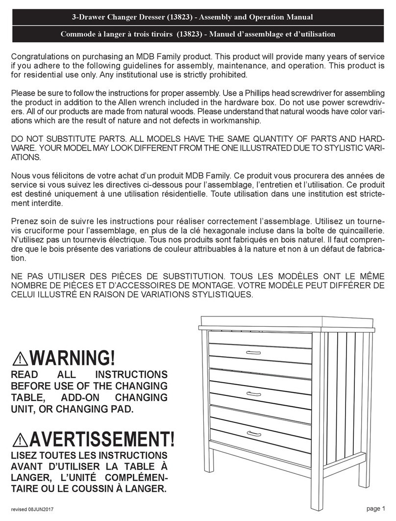 DaVinci 13823 Assembly and operation manual DaVinci 13823 Assembly and operation manual