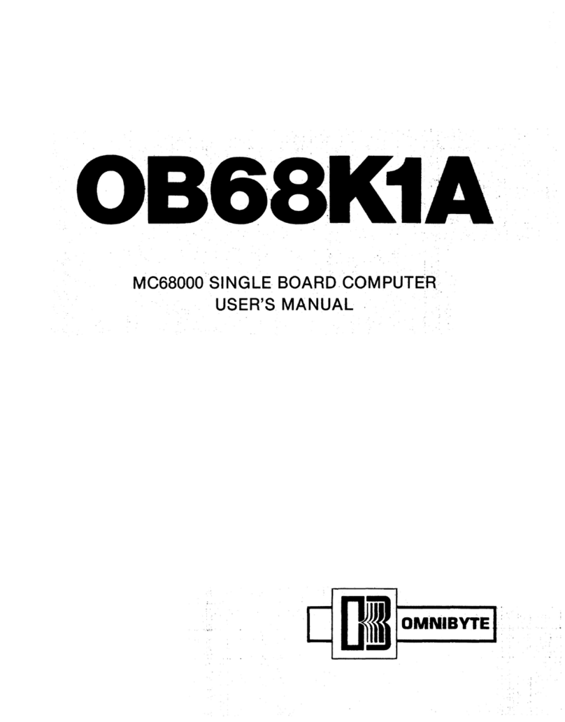 OMNIBYTE OB688K1A user manual