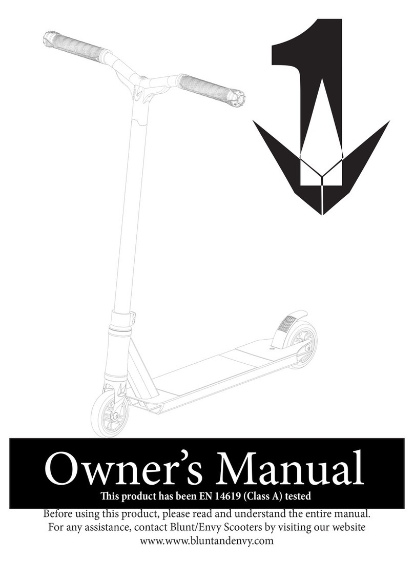 Blunt/Envy Scooters ONE owner's manual Blunt/Envy Scooters ONE owner's manual