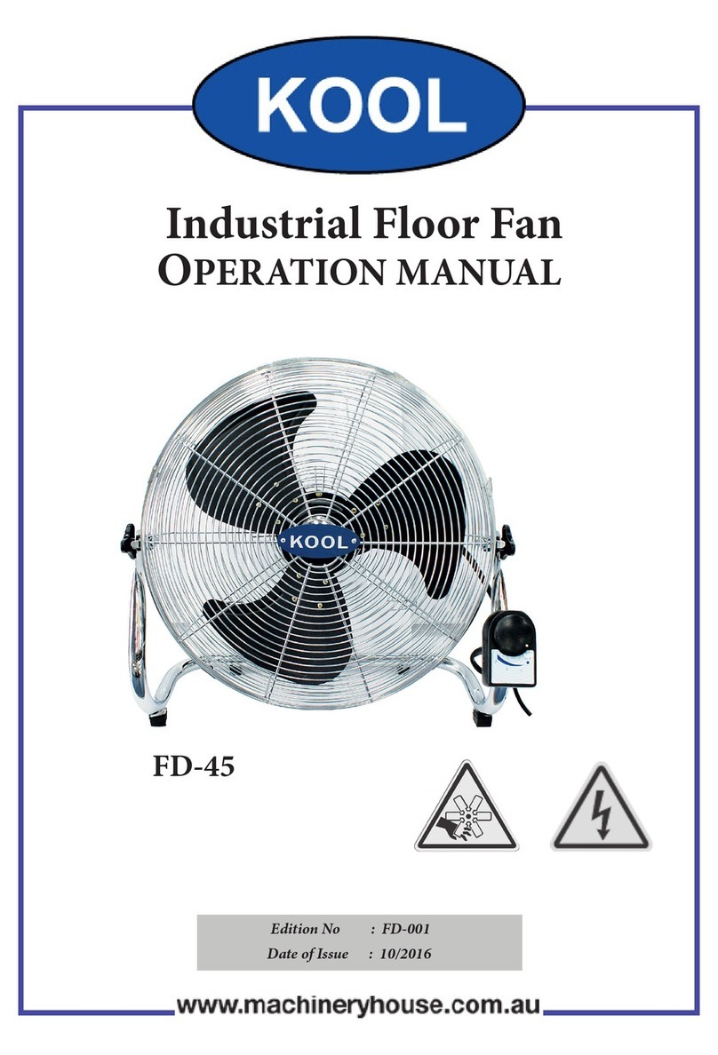 KOOL FD-45 Operation manual KOOL FD-45 Operation manual