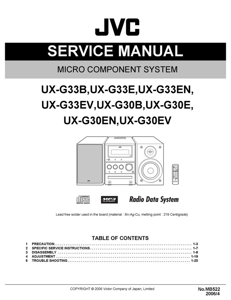 JVC UX-G33B User manual