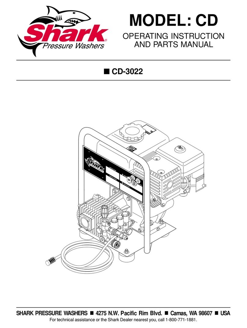 Shark CD-3022 Operating instructions and parts manual Shark CD-3022 Operating instructions and parts manual