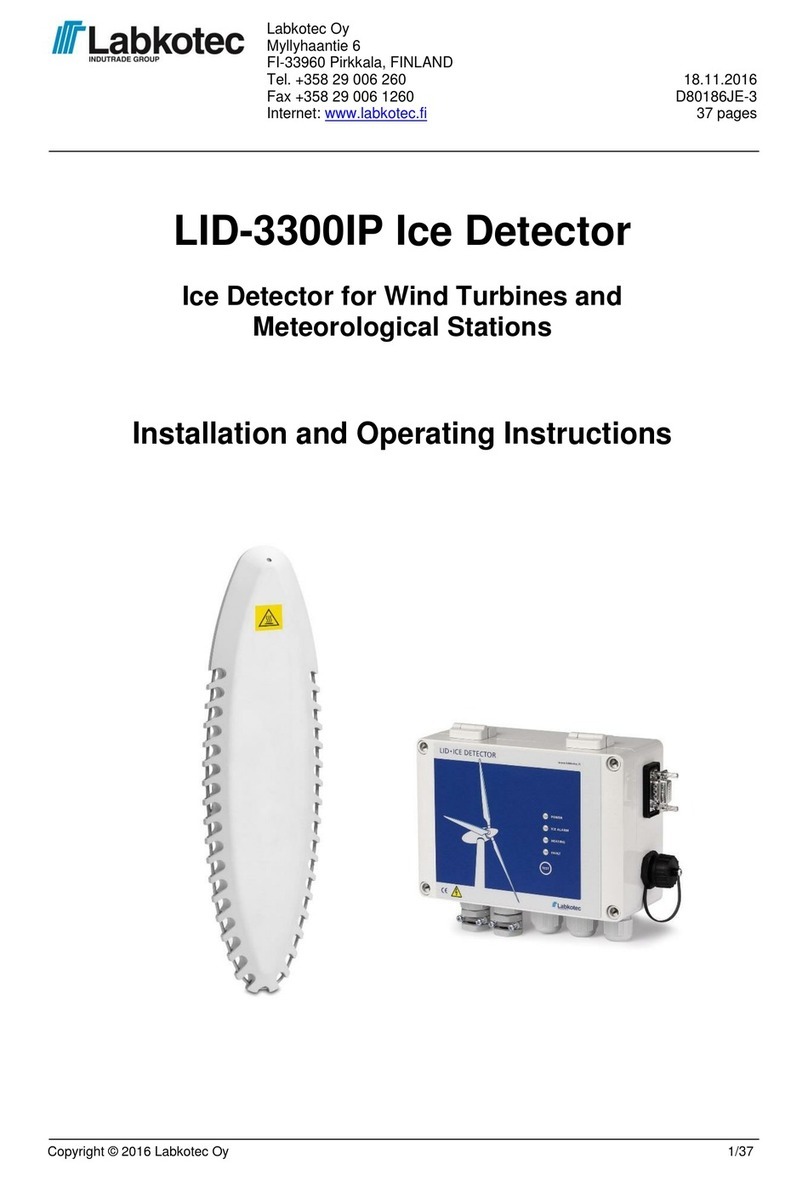 Labkotec LID-3300IP Installation and operating instructions