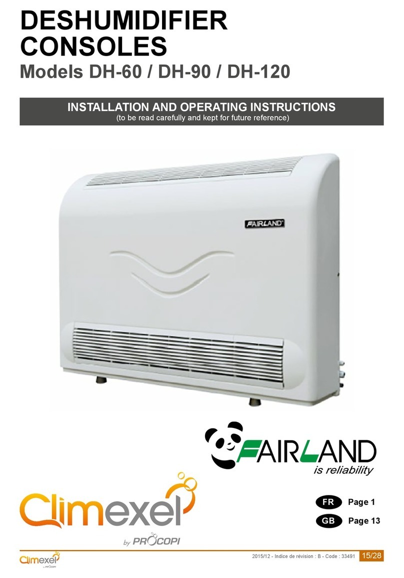 ClimExel DH-60 User manual