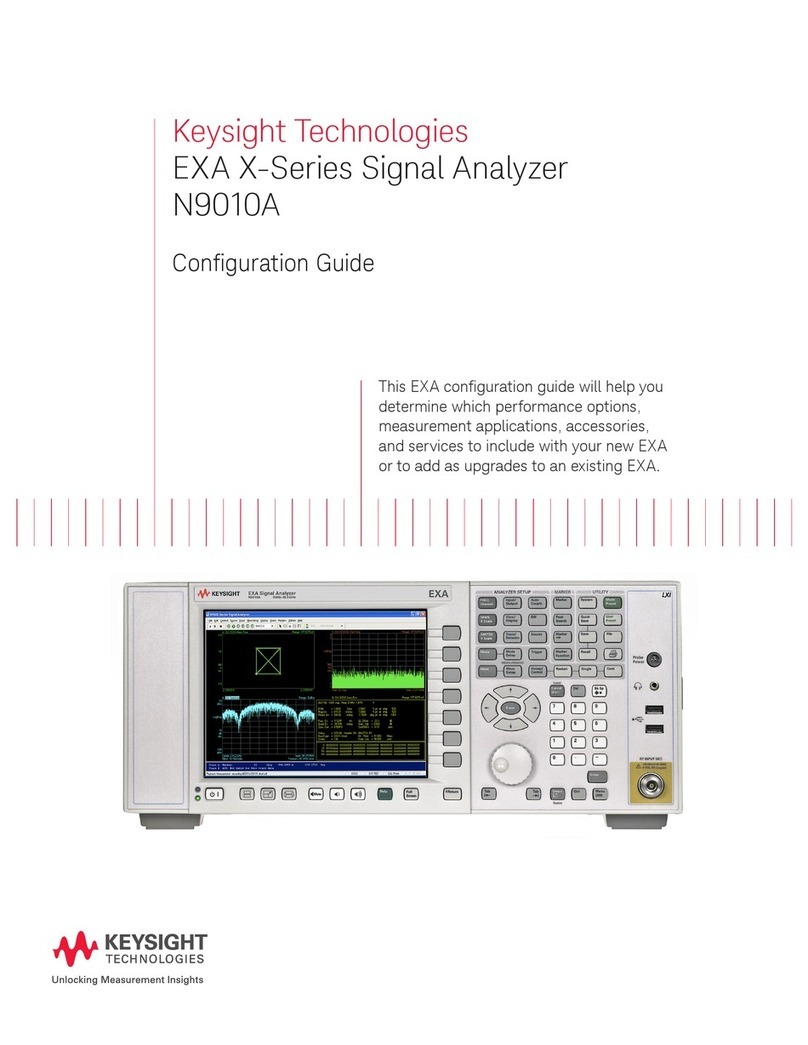 Keysight EXA X-Series N9010A User manual