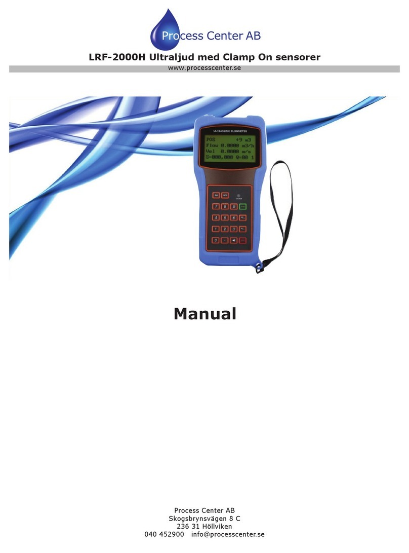 PROCESS CENTER LRF-2000H manual
