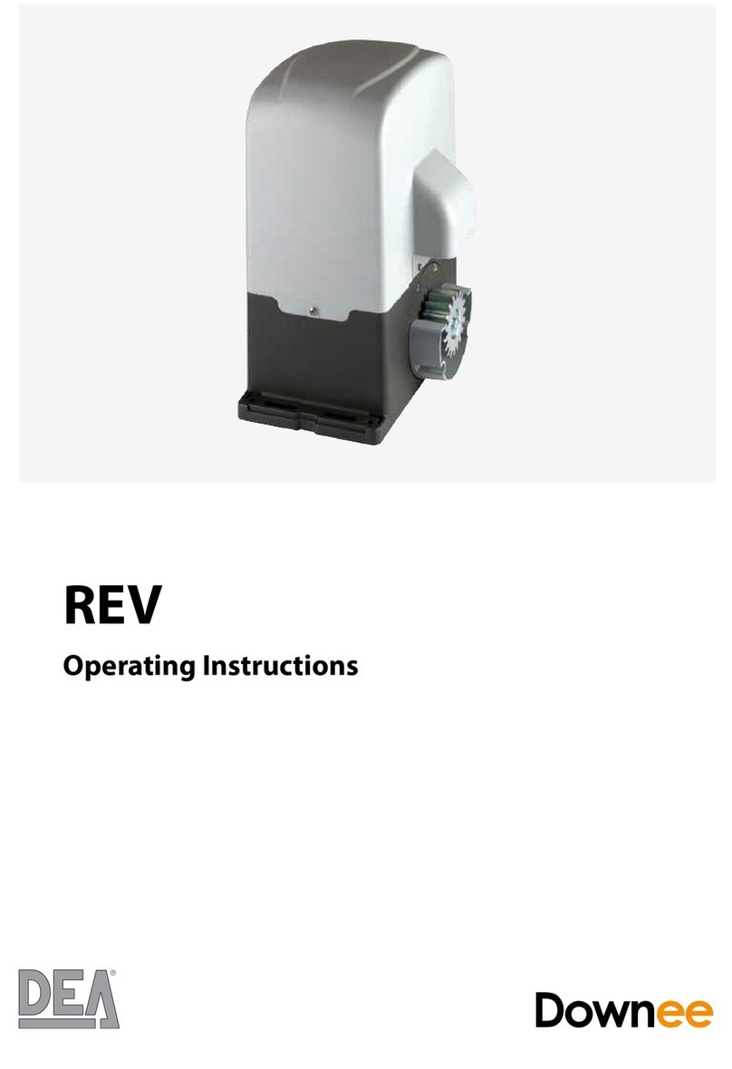 Dea REV Series operating instructions Dea REV Series operating instructions