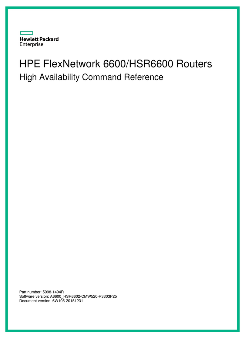 HPE FlexNetwork 6600 Installation manual