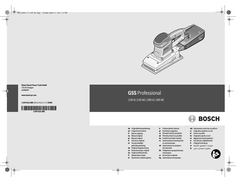 Bosch GSS 230 A PROFESSIONAL User manual Bosch GSS 230 A PROFESSIONAL User manual