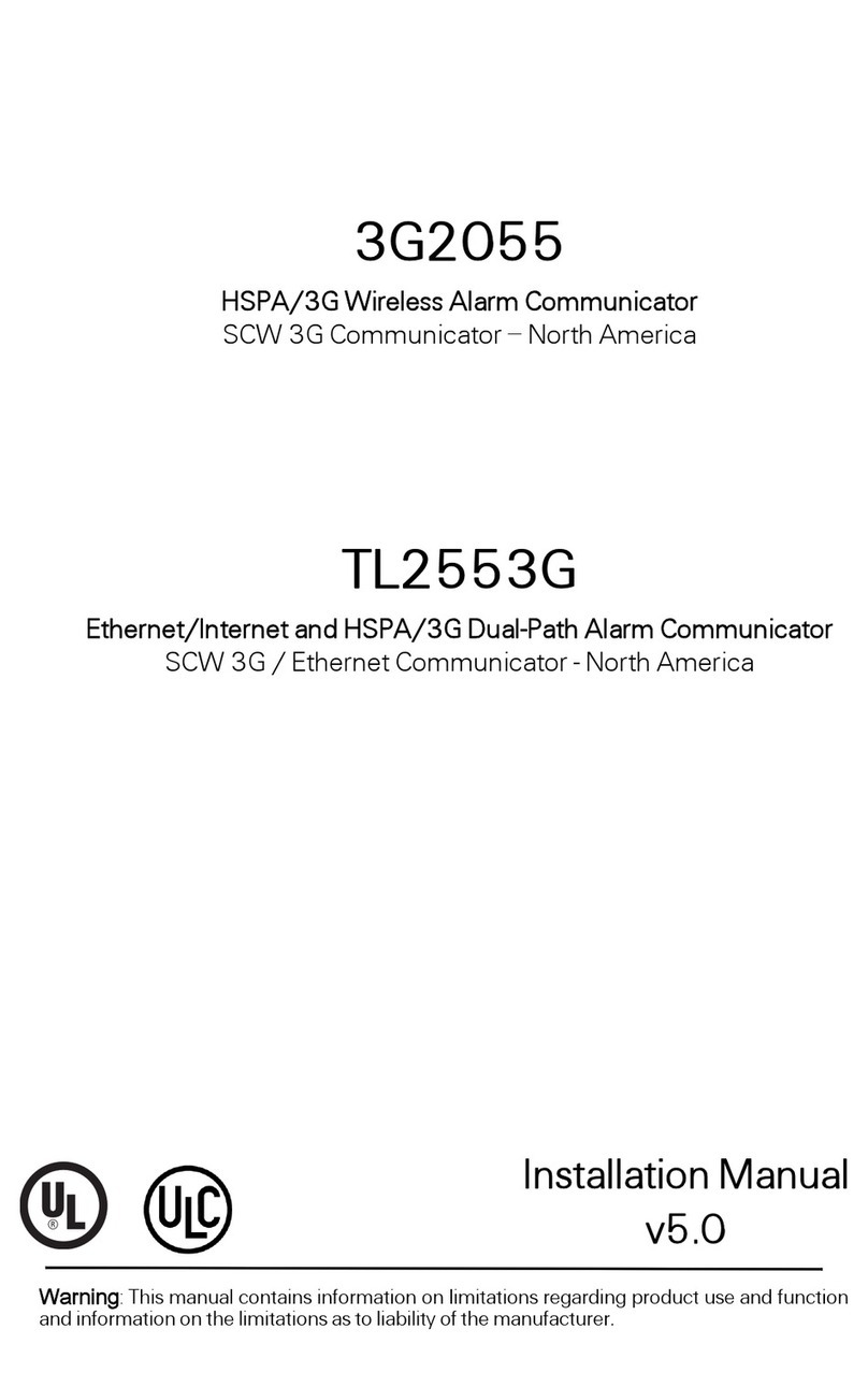 DSC 3G2055 User manual DSC 3G2055 User manual
