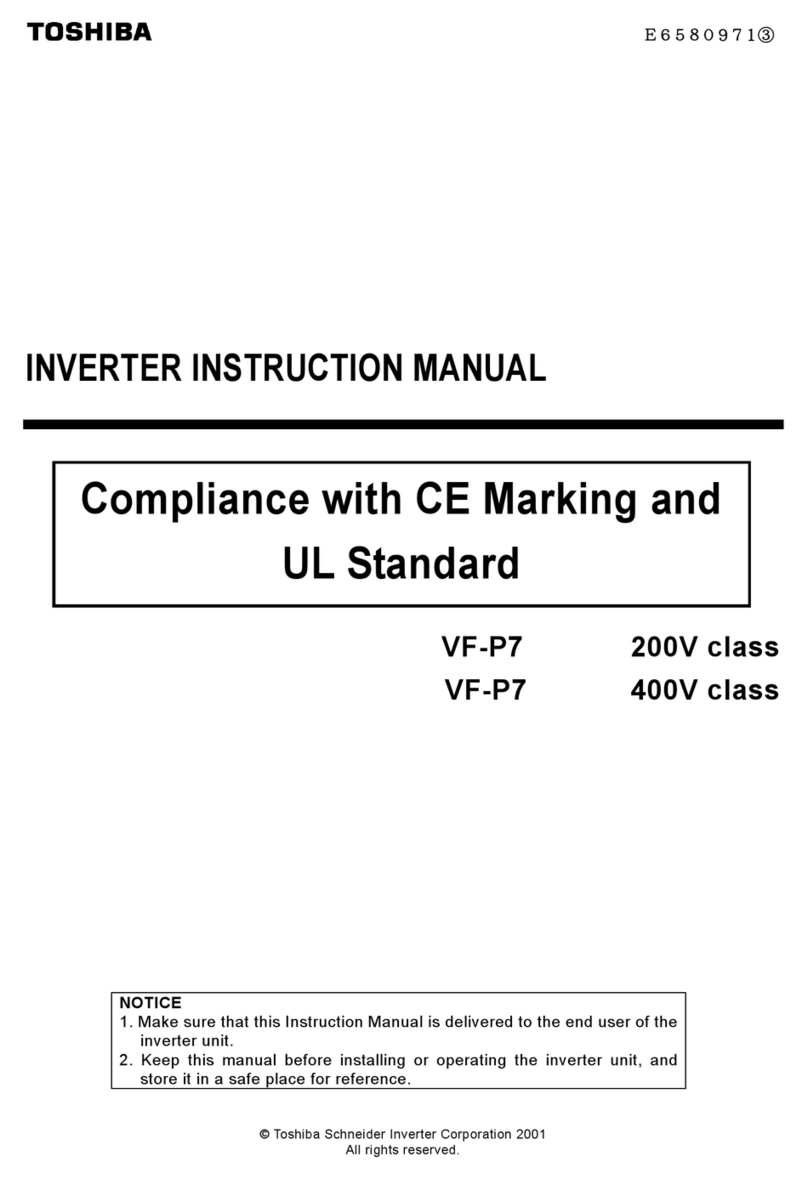 Toshiba TOSVERT VF-P7 User manual Toshiba TOSVERT VF-P7 User manual