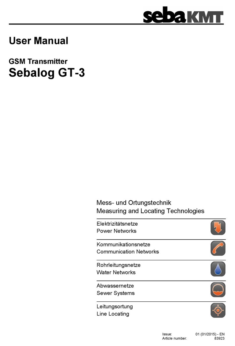 sebaKMT Sebalog GT-3 user manual