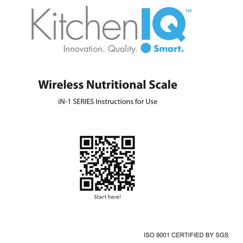 KitchenIQ iN-1 SERIES Instructions for use