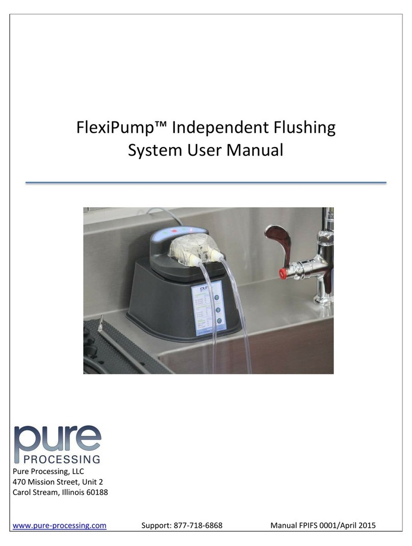 Pure Processing FlexiPump user manual