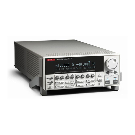 Keithley SourceMeter 2601 User manual