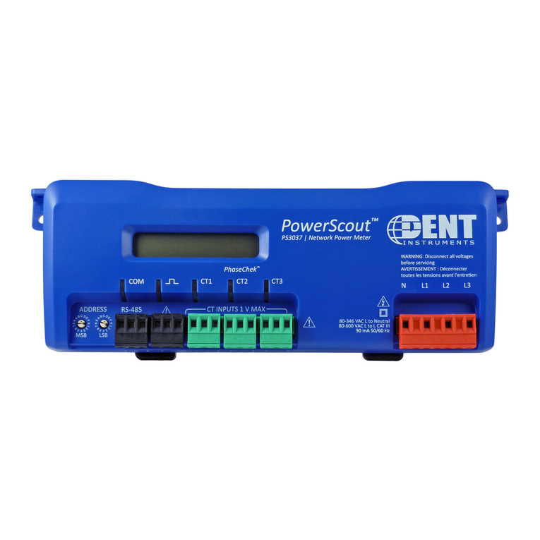 DENT Instruments powerscout 3037 Manual