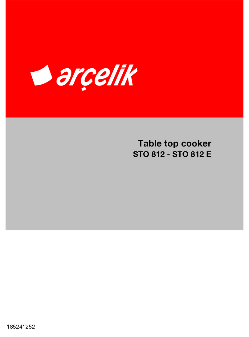 arcelik STO 812 user manual