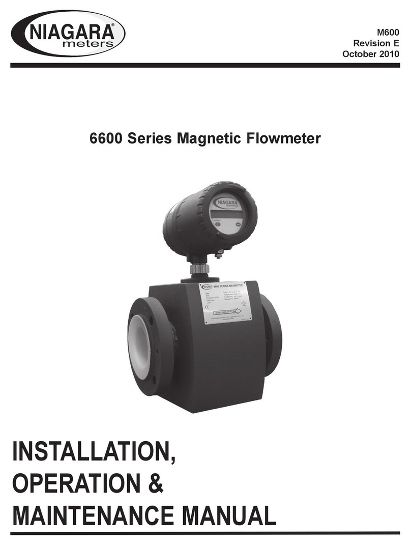 Niagara 6600 Series Installation, operation & maintenance manual