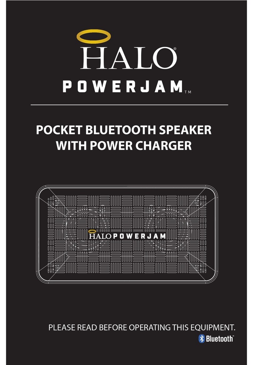 Halo POWERJAM Operating	 instruction
