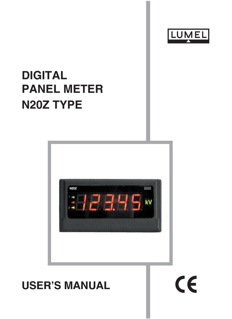 Lumel N20Z TYPE User manual