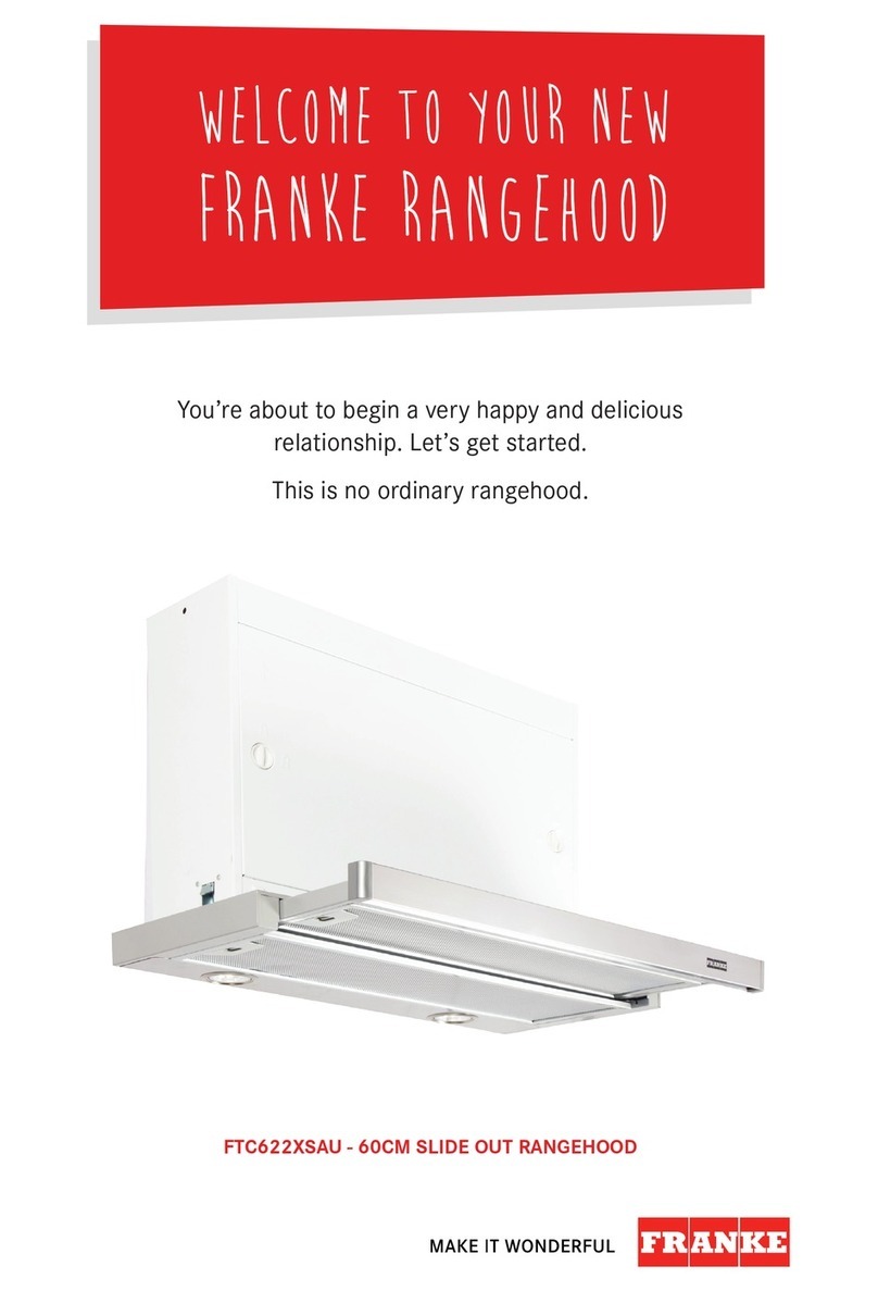 Franke FTC622XSAU user manual