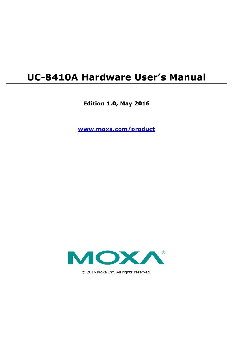 Moxa Technologies UC-8410 Instructions for use