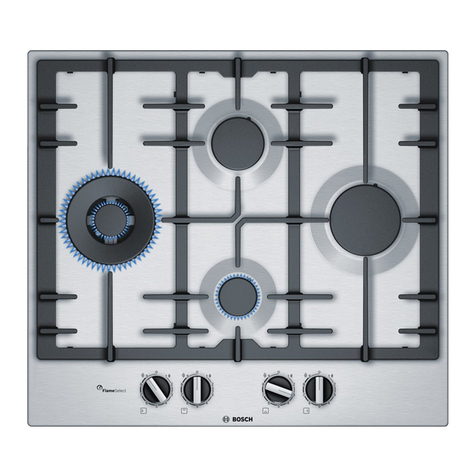 Bosch PCH6A5B90A Operating instructions