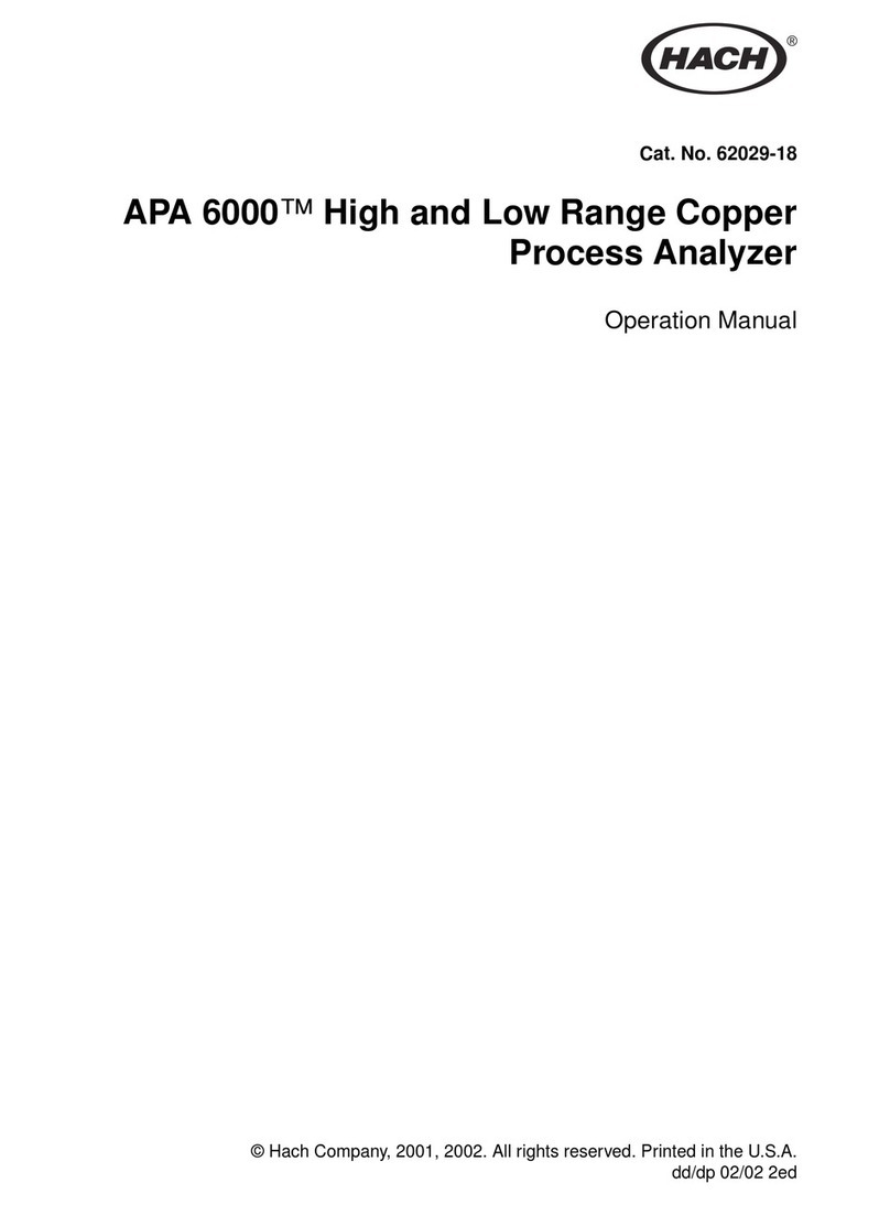 Hach Lange APA 6000 User manual