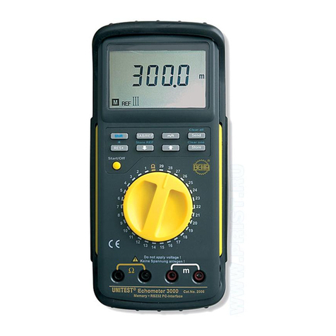 Unitest Echometer 3000 instruction manual Unitest Echometer 3000 instruction manual