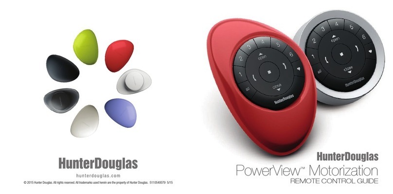 HunterDouglas PowerView user guide