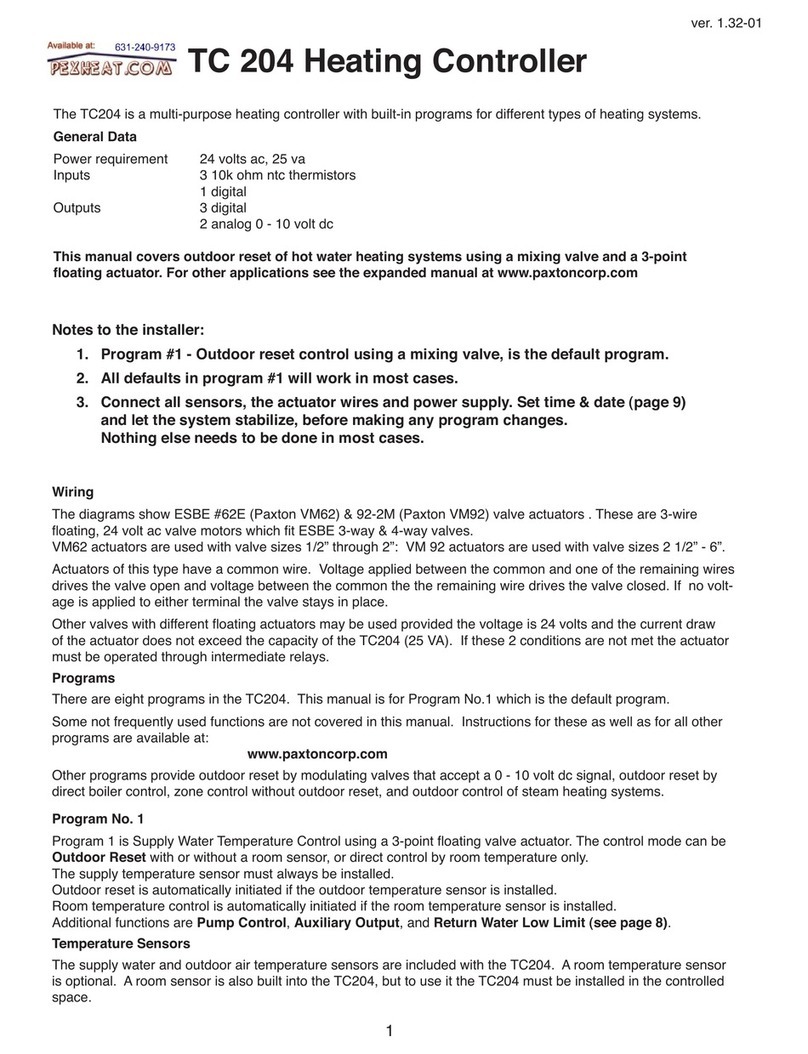 Paxton TC 204 user manual
