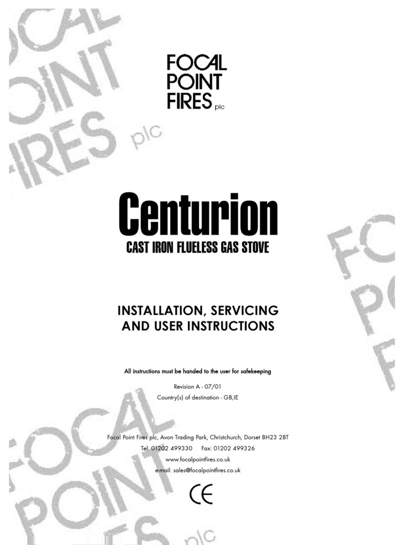 Focal Point Centurion Installation, servicing and user instructions