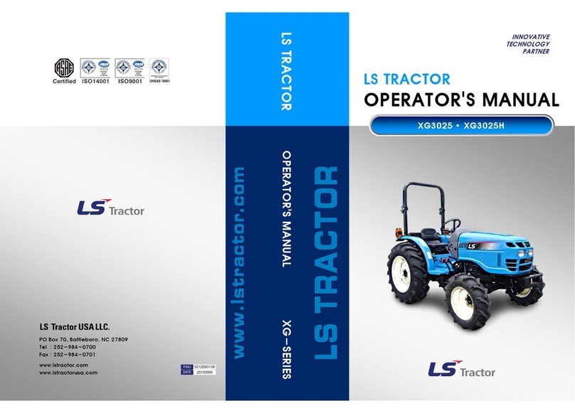 LS tractor XG3025 User manual