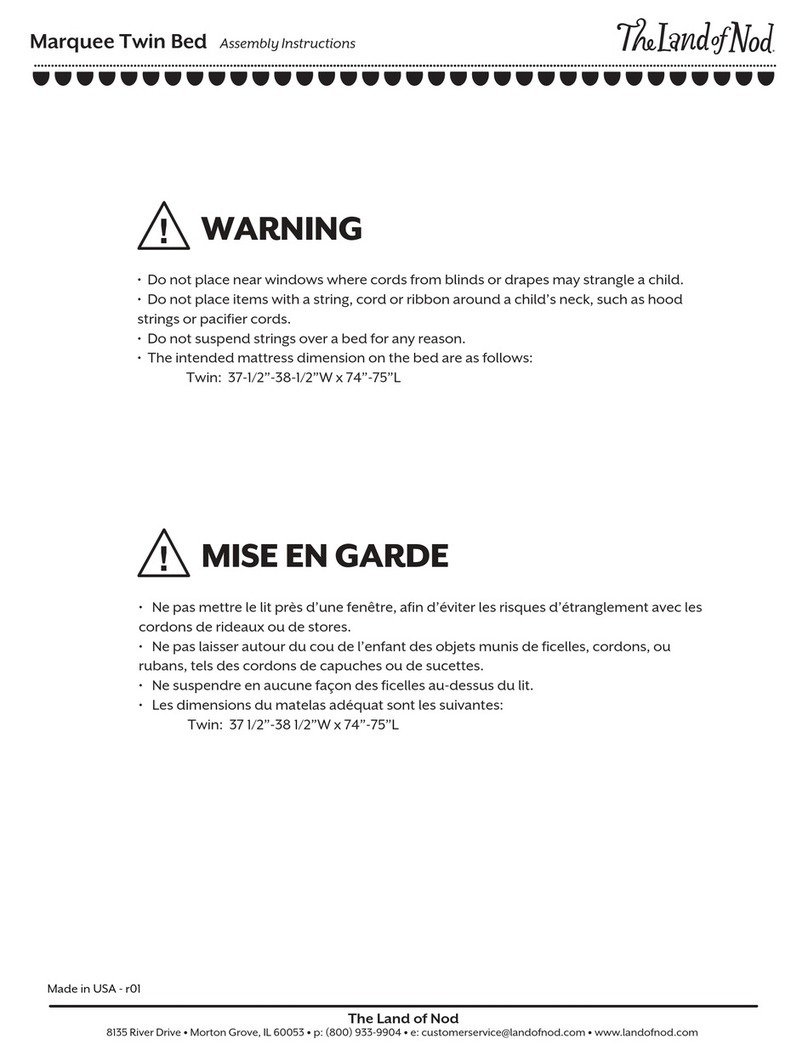 The Land of Nod Marquee User manual The Land of Nod Marquee User manual