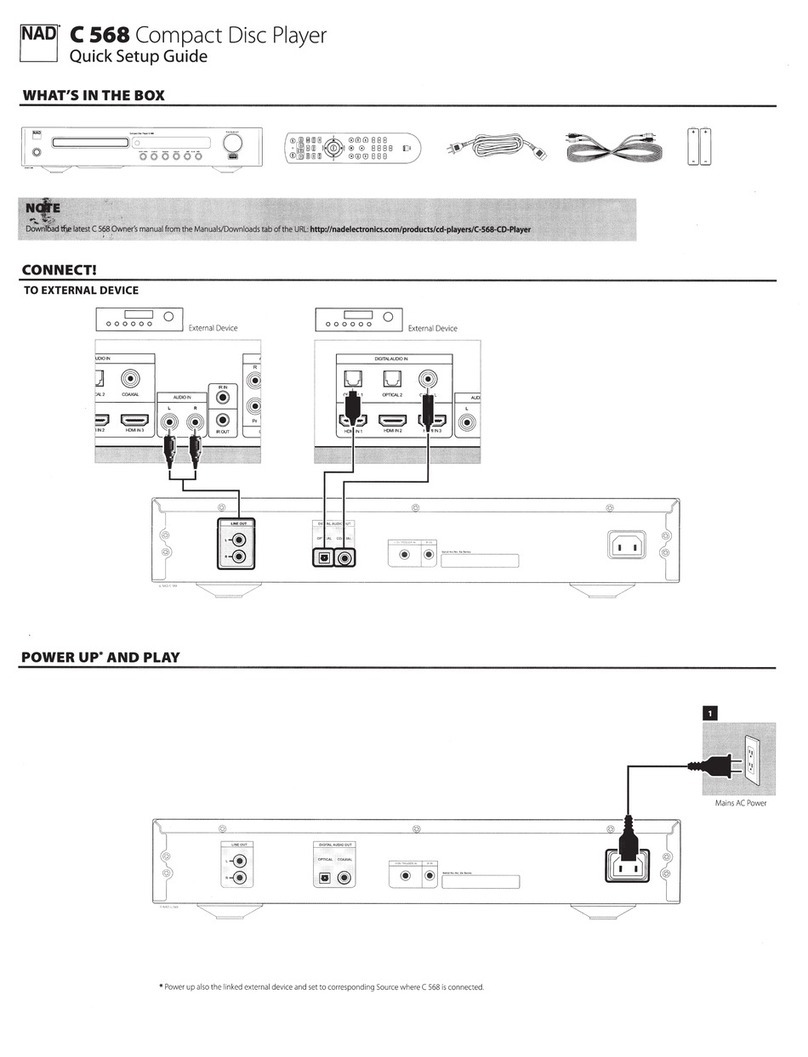 NAD C 568 User manual