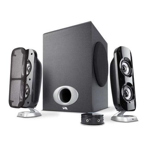 Cyber Acoustics CA-3810 User manual