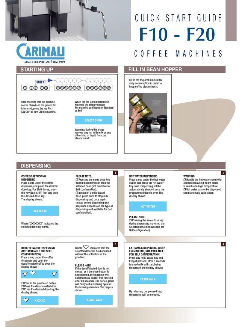 Carimali F10 User manual Carimali F10 User manual