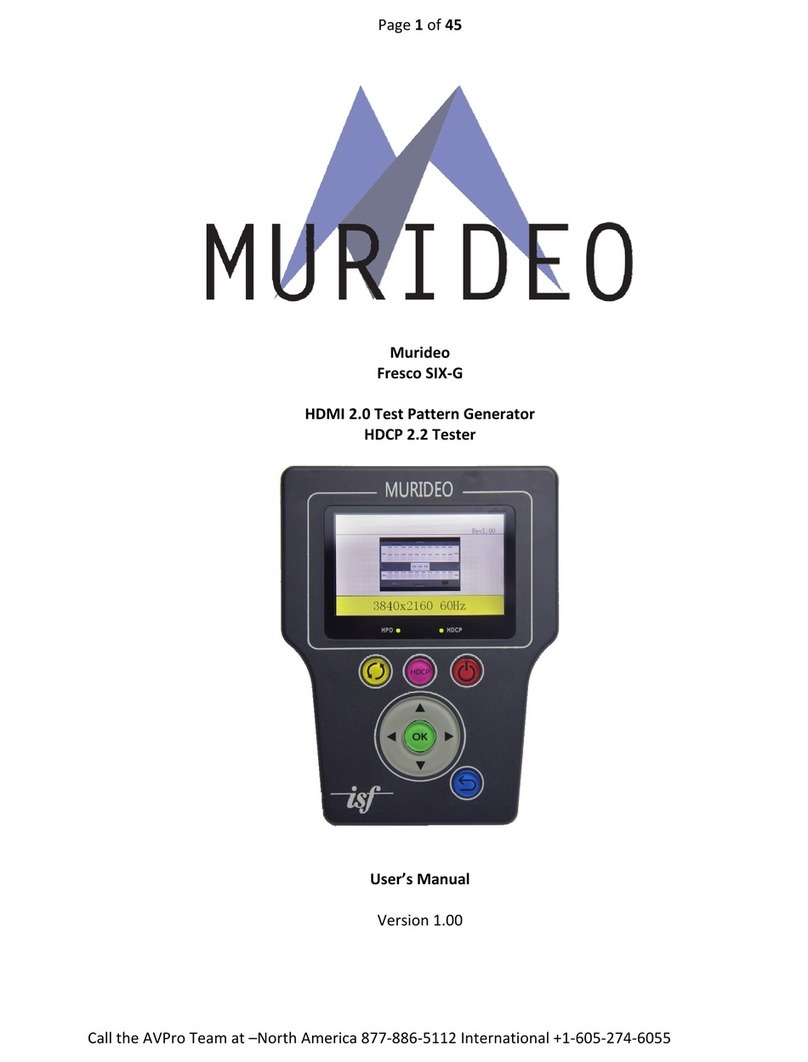 Murideo Fresco SIX-G user manual