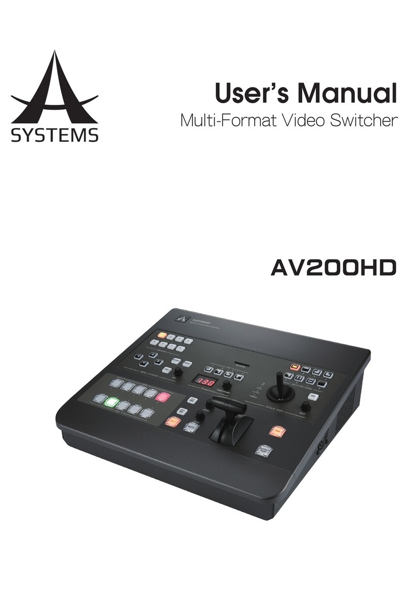 A SYSTEMS AV200HD user manual