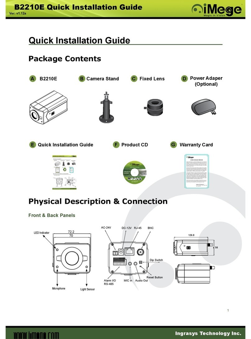 iMege B2210E Quick installation guide