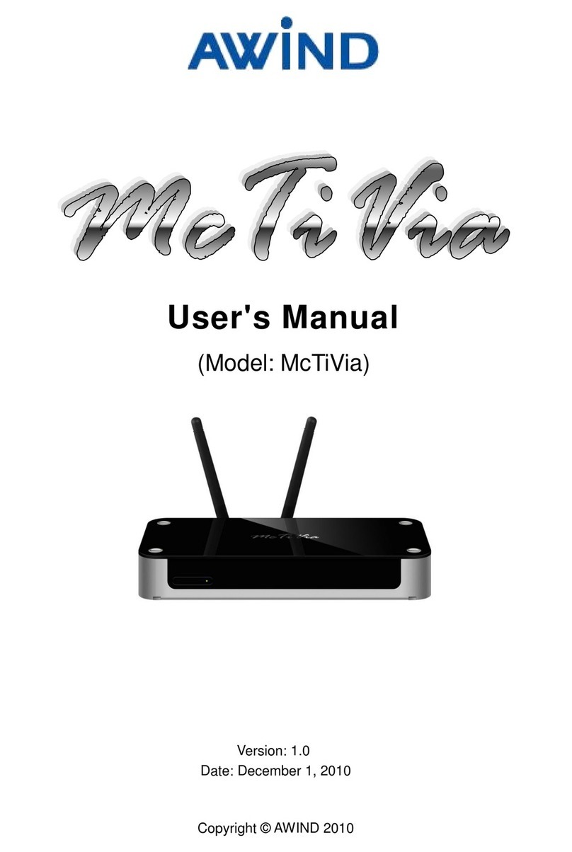 Awind McTiVia user manual
