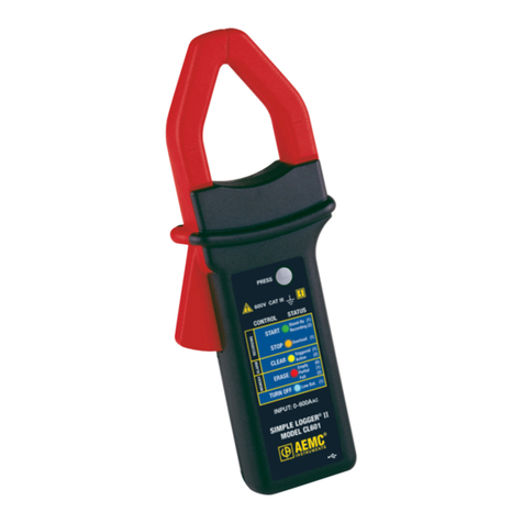 AEMC CL601 user manual