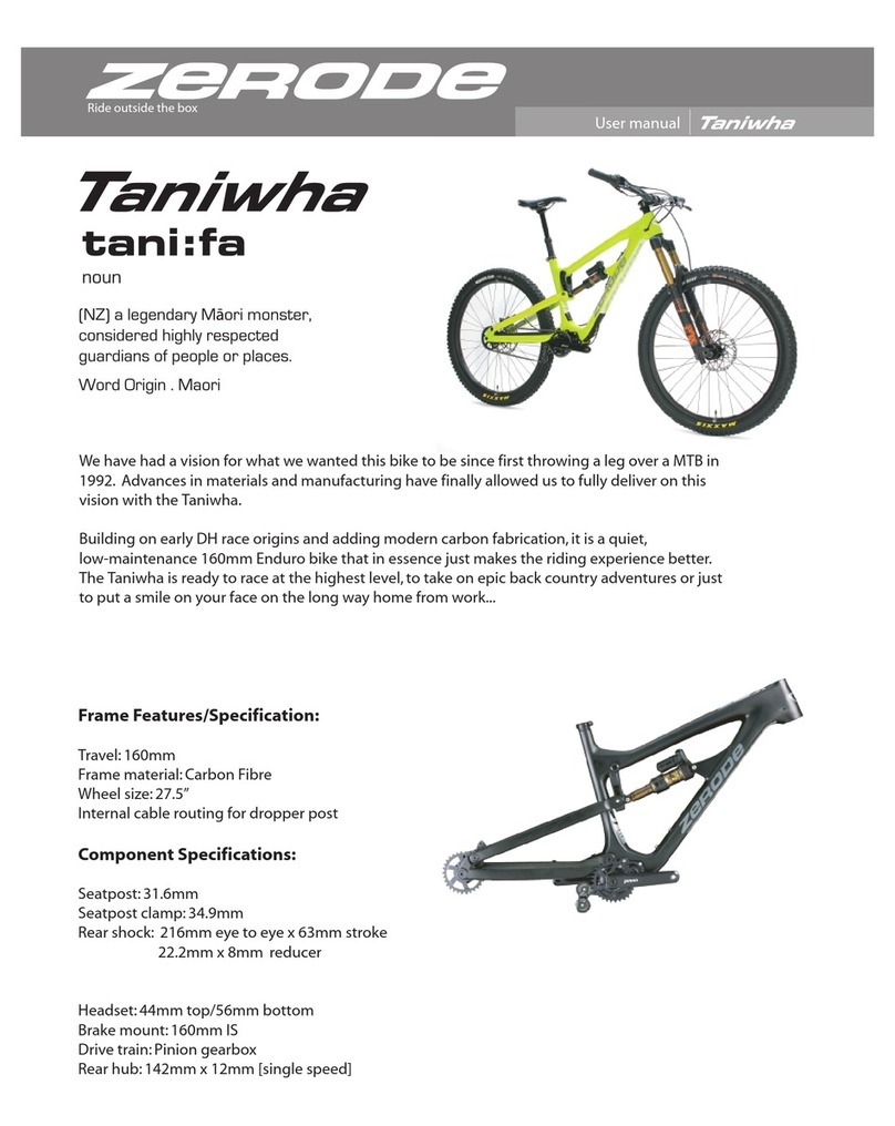 ZERODE TANIWHA user manual