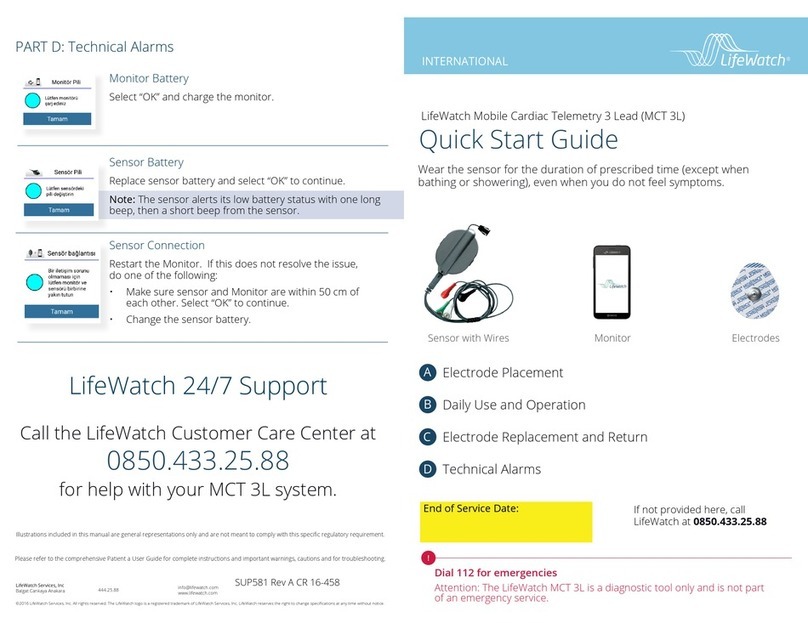 LifeWatch MCT 3L User manual