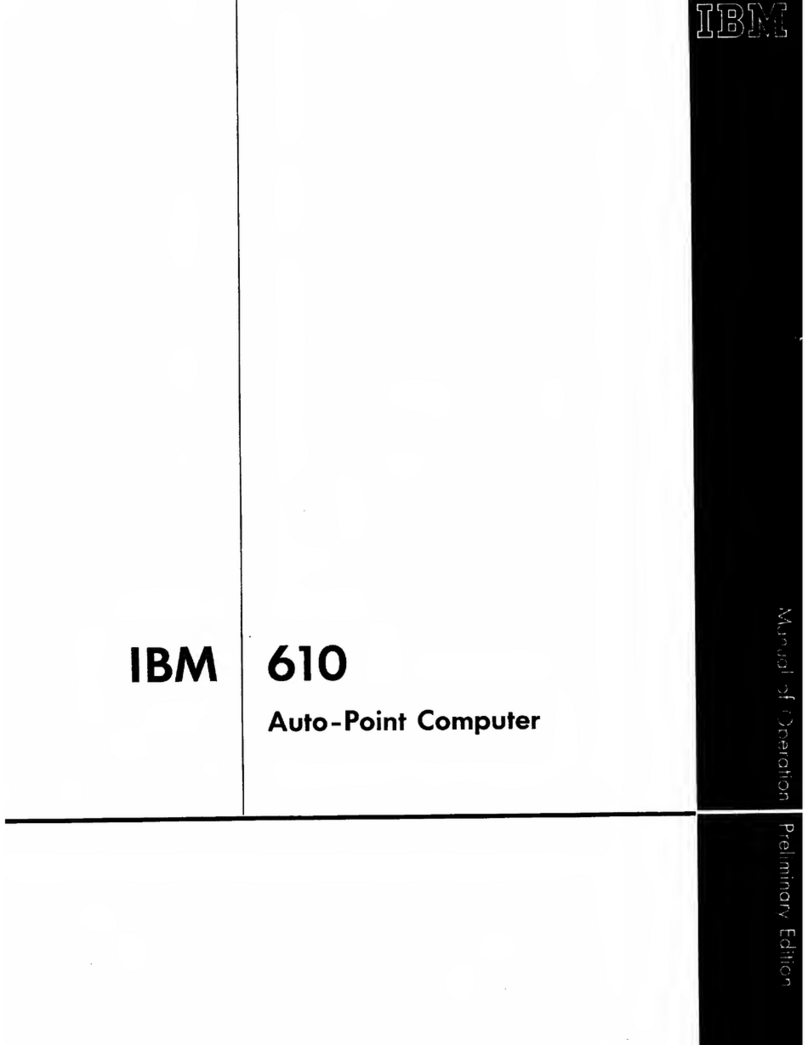 IBM 610 Instruction Manual