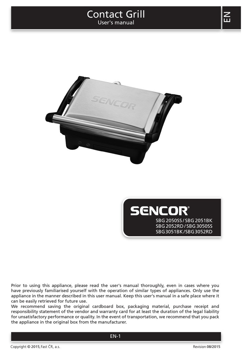 Sencor SBG 2050SS user manual
