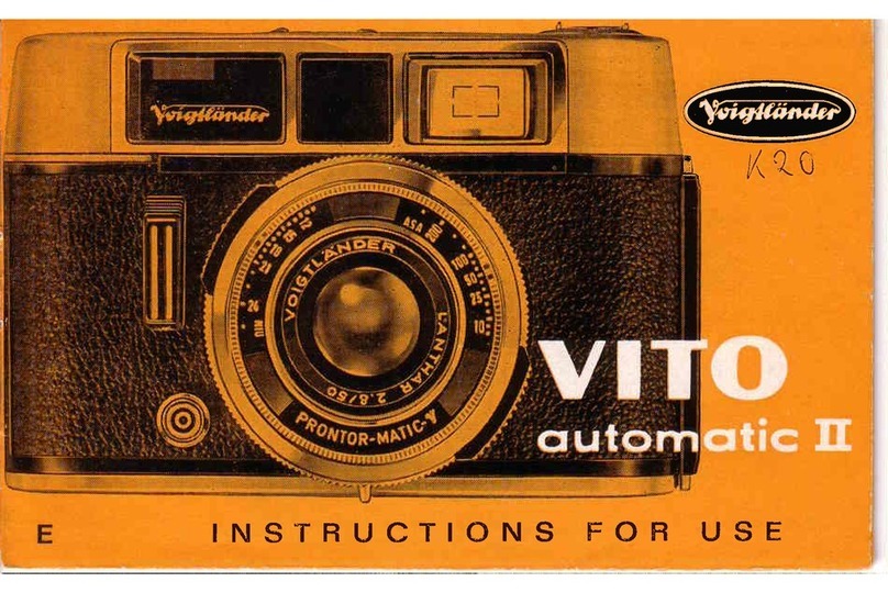 VOIGTLANDER VITO Automatic II User manual