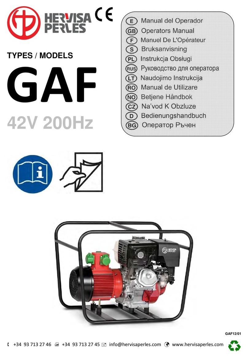 Hervisa Perles GAF User manual