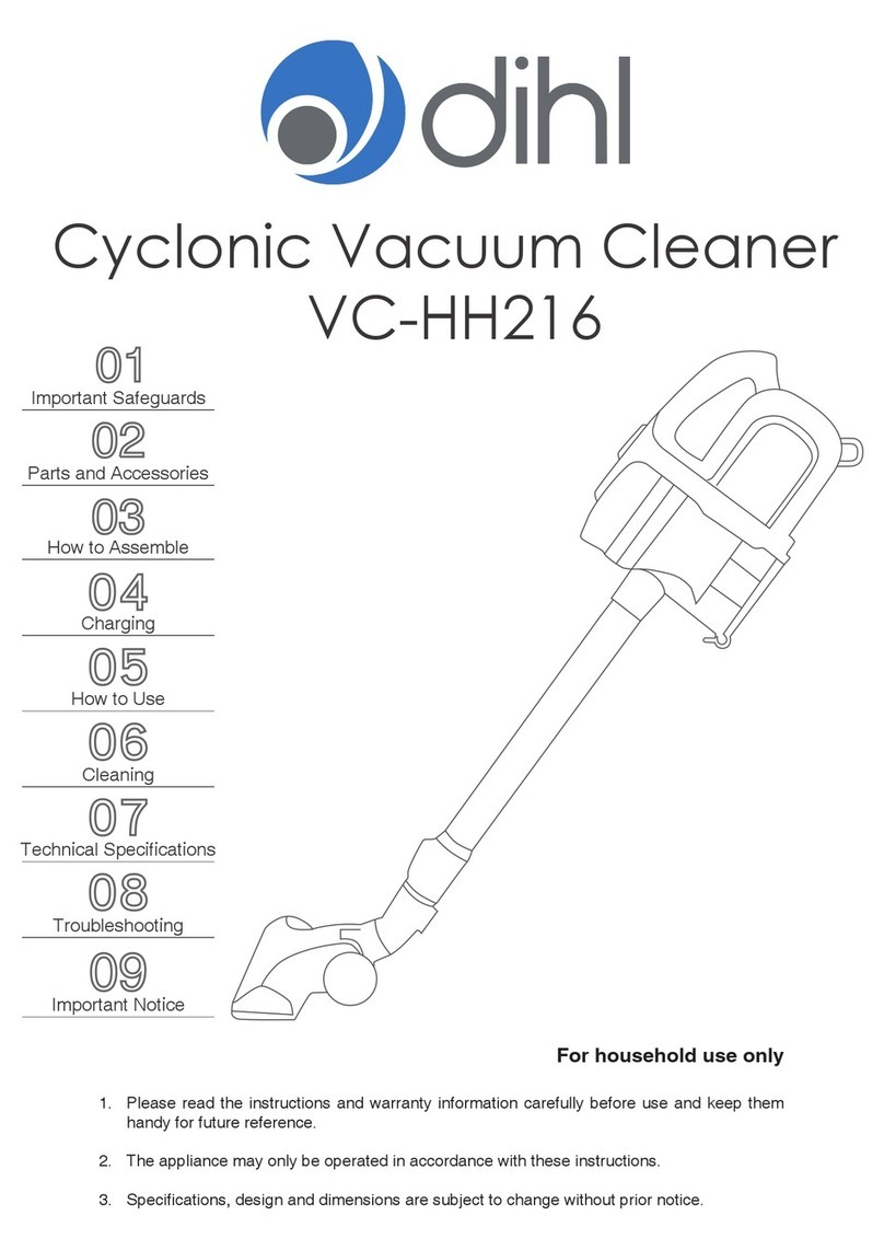 DIHL VC-HH216 User manual