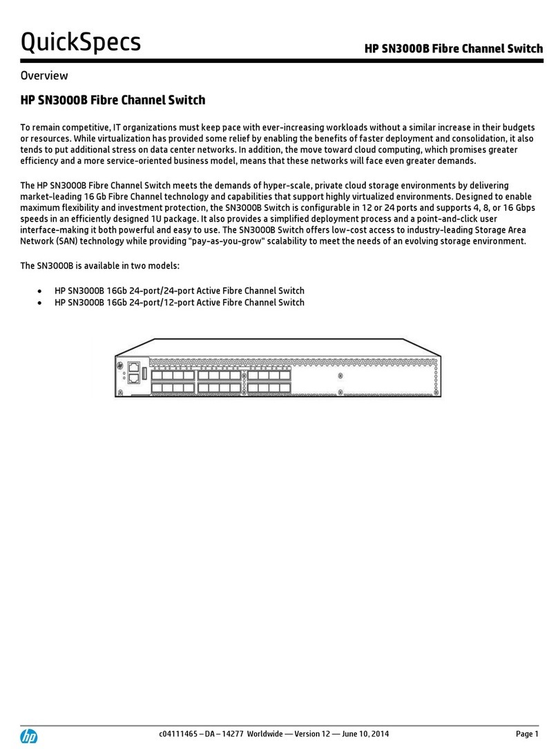 HP SN3000B User instructions